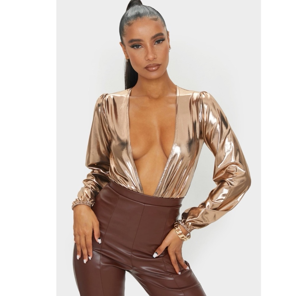 METALLIC BODYSUIT